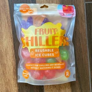 Evriholder Fruit Chillers Freezer safe BPA free Reusable ice cubes‎